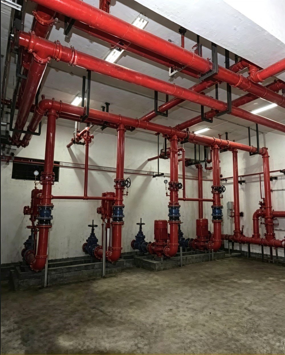Fire pipeline installation